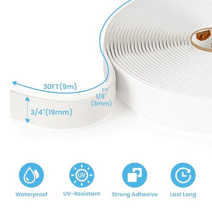 Butyl Tape White 3 (White / 3/4" x 30' x 1/8")