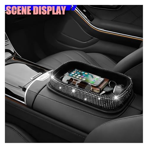 Bling Car Dashboard Storage Tray (Diamand)