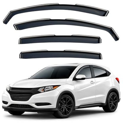 Window Deflectors Smoke Tinted in (For HR-V 16-22)