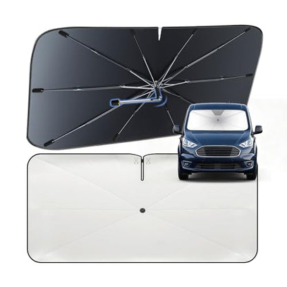 Windshield Sun Shade Umbrella for Ford Transit Connect 2010 (For Ford Transit Connect 2010–2023)