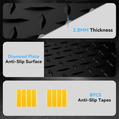 4x6 FT Garage Floor Mat (4x6 FT / Black)