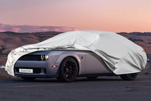 6 Layers Waterproof Car Cover for Dodge Challenger 2008 (LM-Silver / 22. Custom Fit Dodge Challenger)