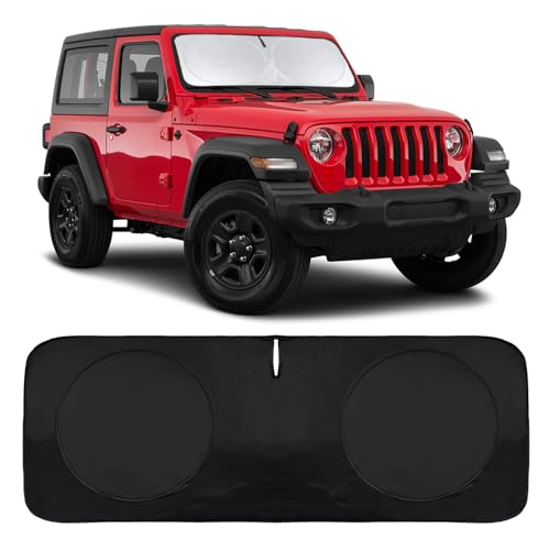Sunshade Sun Shade for 2018 (fit Jeep Wrangler JK JKU JL 2022-2024)