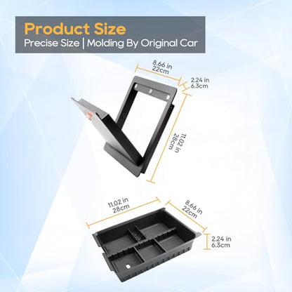 For Honda Pilot Center Console Organizer for 2023 2024 2025 2026 Honda Pilot (2023-2026 Honda Pilot 2PCS)
