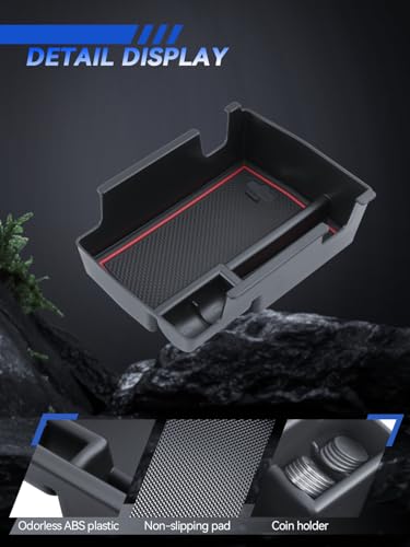 for Dodge Hornet Center Console Organizer Dodge Hornet 2023 2024 2025 GT (for 2023-2026 Dodge Hornet)