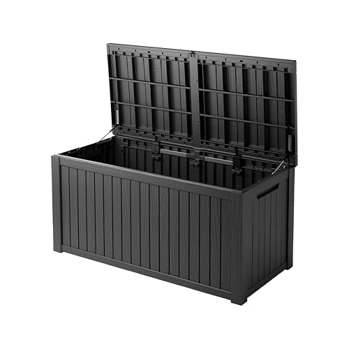 180 Gallon Resin Deck Box (Black pro / 180 Gallon)