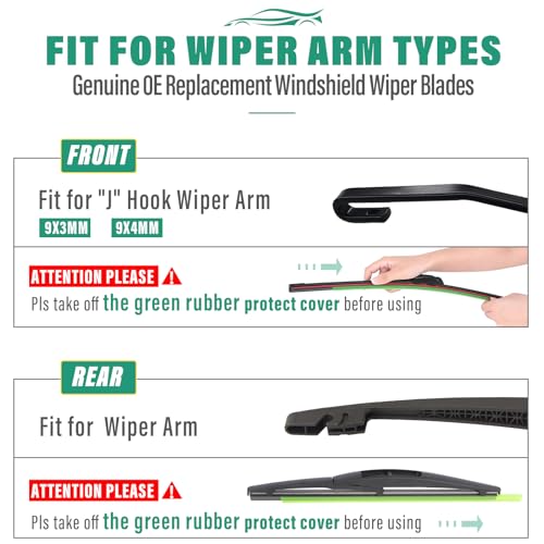 Windshield Wiper Blades Replacement for Jeep Grand Cherokee L (26" 20" 11")