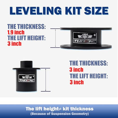3" Front & 3" Rear Suspension Lift Kit for 2003 (CR33 / 3" Front & Rear - Crown Victoria 2003-2011)