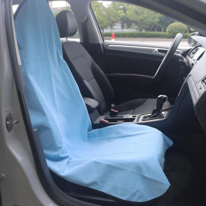 Car Seat Cover Protector Front Seats (1Pcs Front Seat Towel / Sky Blue)