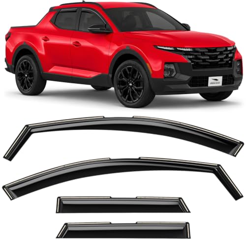in Channel Rain Guards for Hyundai Santa Cruz 2022 (For Santa Cruz 22-26)