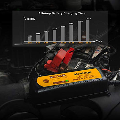 Smart Battery Charger (6V/12V @ 5.5 AMP)