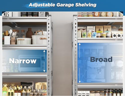 Garage Shelving (48" W x 60" H x 18" D)