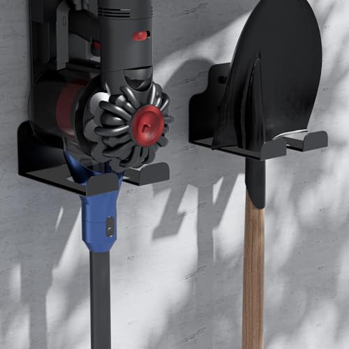Garage Organizer Trimmer Rack (Black 2 Packs)