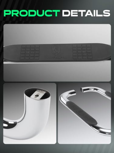 4 Inch Running Boards for Chevy & GMC (Chrome / Regular Cab)