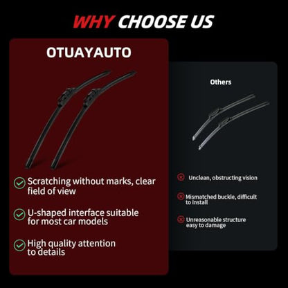 28"+28"+11" Windshield Wiper Blade Replacement for Ford Escape 2013 (28"+28"+11")