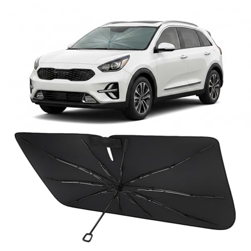 Custom Fit Windshield Sun Shade Umbrella for 2017 (Kia Niro 2017-2022)