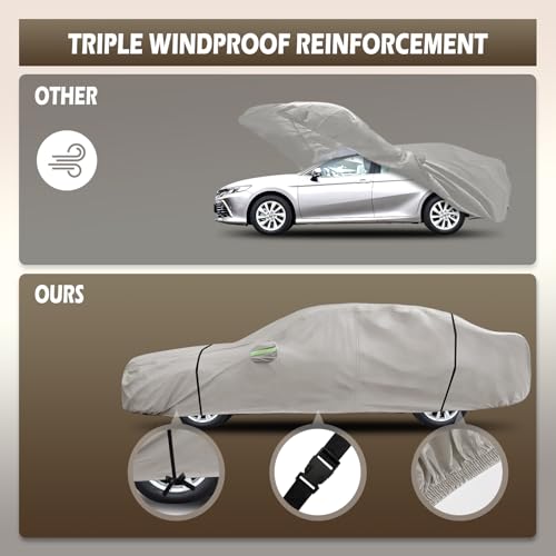 6 Layers Car Cover Custom Fit for Toyota Corolla 2000