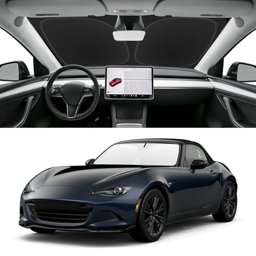 Custom Fit Windshield Sun Shade for Mazda MX (for 2016-2025 Mazda MX-5 Miata)