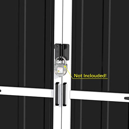 Outdoor Storage Cabinet (Grey/Black / 65.5"H)