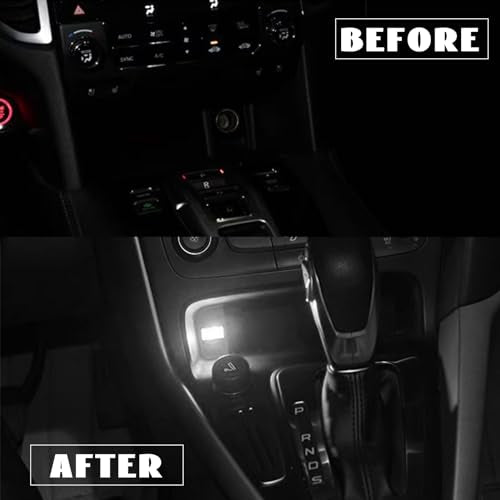 4PCS USB LED Car Interior Atmosphere Lamp (white)