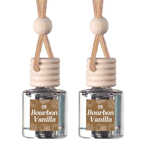 CANDECraftCo 2 Pack Hanging Car Air Freshener Diffuser for Essential Oils