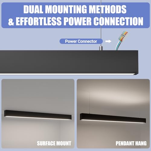 4FT LED Linear Lights 50 (Black / 4FT1P)