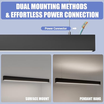 4FT LED Linear Lights 50 (Black / 4FT1P)