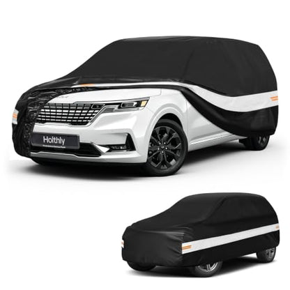 10 Layers Mini Van Car Cover Custom Fit for Kia Carnival (Black Gray / Custom Fit for Kia Carnival/Sedona)