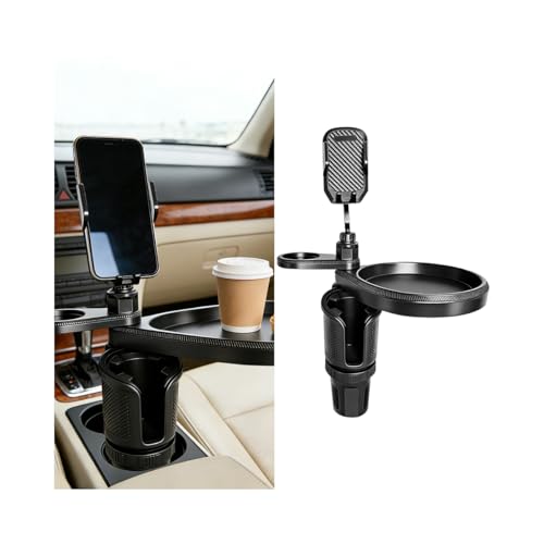 Car Cup Holder Tray (Carbon Fiber)