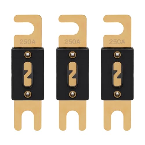 250A ANL Fuse 250 Amp Inline Blade Fuses 32V for Car Audio Inverter Automotive Stereo (250A)