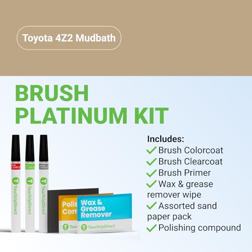 Car Paint Touch Up Brush Kit (Brush - Platinum Kit / Mudbath)