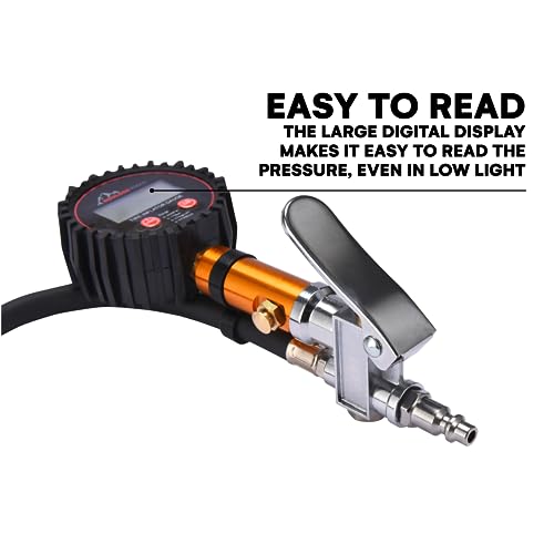 Tire Pressure Gauge with Inflator (Tire Pressure Gauge)