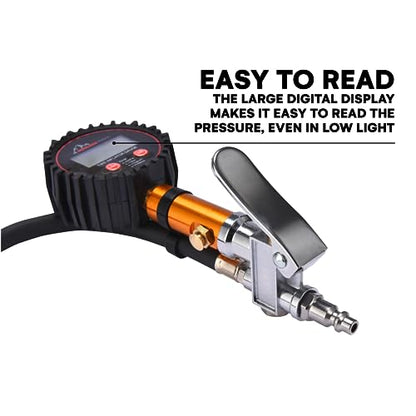 Tire Pressure Gauge with Inflator (Tire Pressure Gauge)