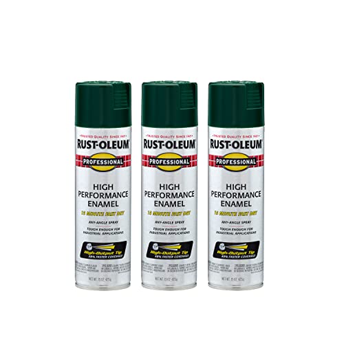 Professional High Performance Gloss Hunter Green Spray Paint (Gloss Hunter Green / 15 Ounce (Pack of 3))