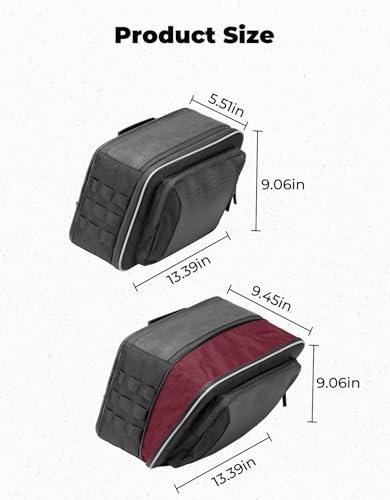 Motorcycle Saddlebags Expandable 22