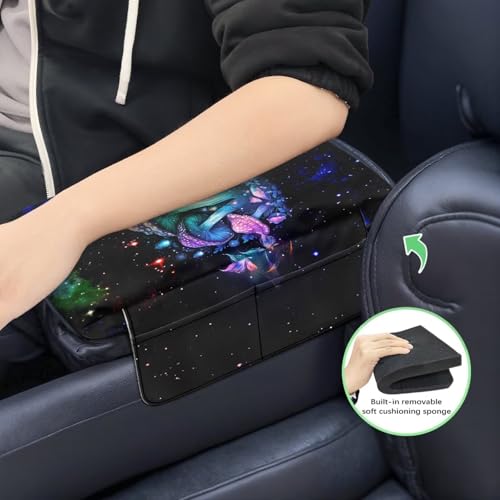 Mushroom Galaxy Car Center Console Cover Comfortable Non (Mushroom Galaxy)