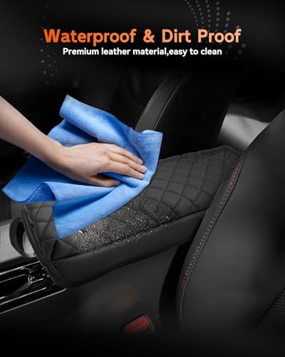 for Toyota Prius 2023 (Toyota Prius-Thickened Black Leather Square)