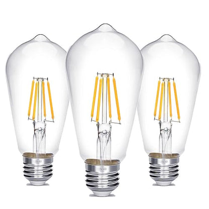 Vintage Edison Bulb 4W (Daylight White / 3 Count (Pack of 1))