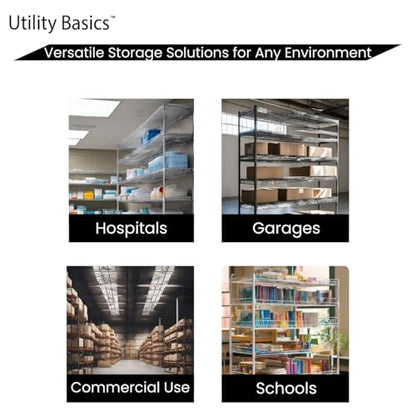NSF Commercial 4 (60"18"x72" 4-Tier / Black)