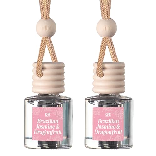 CANDECraftCo 2 Pack Hanging Car Air Freshener Diffuser for Essential Oils