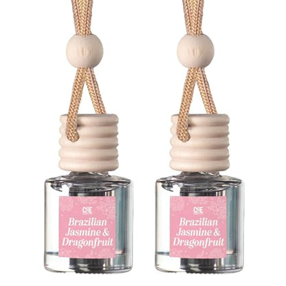 CANDECraftCo 2 Pack Hanging Car Air Freshener Diffuser for Essential Oils