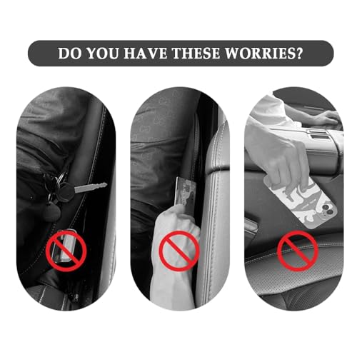 2PCS Car Seat Gap Filler (Black)