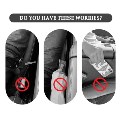 2PCS Car Seat Gap Filler (Black)