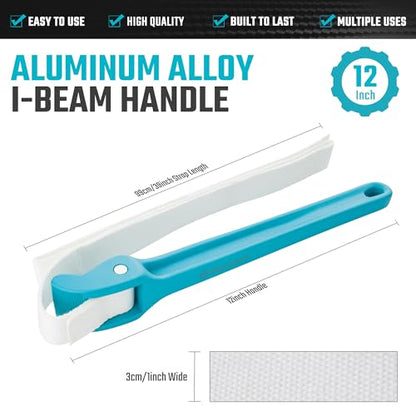 Strap Wrench 12" Handle (12 Inch / Blue)
