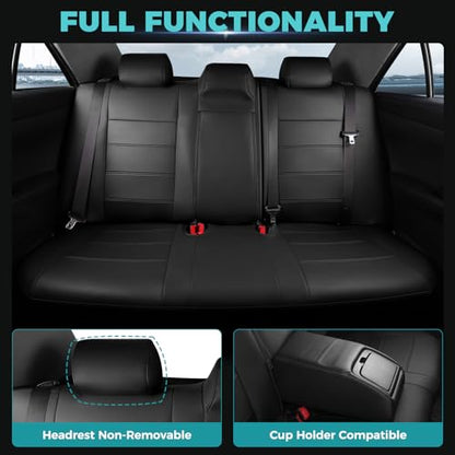 Custom Seat Covers for Toyota Camry 2012 (Black / 2012-2017 Camry SE/XSE/SE Sport)