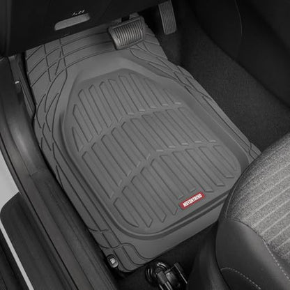 2 Piece Front Car Floor Mats (2pc Front (Full Size) / Gray)