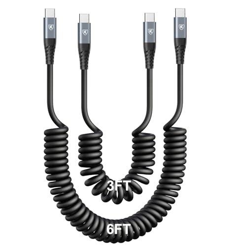 USB C to USB C Cable [3FT+6FT] (3FT+6FT / Black)