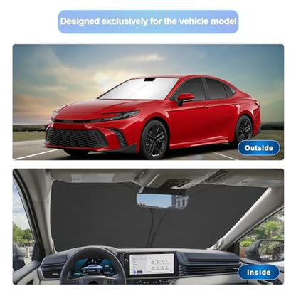for 2025 2026 Toyota Camry Windshield Sunshade for 2025 2026 Toyota Camry Accessories 2026 Camry Sunshade Foldable Sun Shield 2025 2026Camry (2025 2026 Camry)