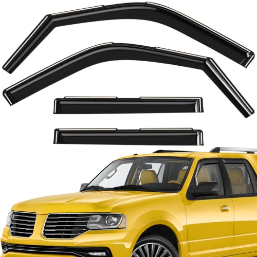 Extra Durable Window Deflectors in (For Lincoln Navigator 07-17)