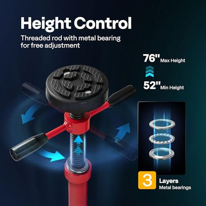 Movable Underhoist Support Stand with Foot Pedal (With Foot Pedal)